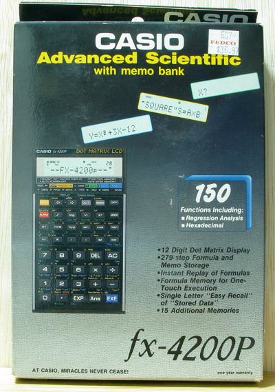 Casio FX 4200P Japanese version